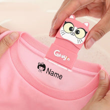 Load image into Gallery viewer, Clothing Seal For Children Kindergarten Student Name Photosensitive Seal, Green, Pink