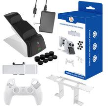 Load image into Gallery viewer, JYS JYS-P5151 For PS5 12 In 1 Handle Charger + Rocker Cap + Privacy Cover + Silicone Cover + Bracket Set, JYS-P5151