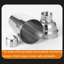 Load image into Gallery viewer, BY-F12 Semicircle Wooden Base Bar Shaker Set, Spec:, 350ml, 550ml, 700ml, 750ml