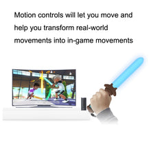 Load image into Gallery viewer, DOBE TNS-2123 Sports Lightsaber + Leg Strap + Tennis Racket + Wrist Strap 7 In 1 Sports Set For Nintendo Switch, DOBE 7 In 1