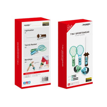 Load image into Gallery viewer, DOBE TNS-2123 Sports Lightsaber + Leg Strap + Tennis Racket + Wrist Strap 7 In 1 Sports Set For Nintendo Switch, DOBE 7 In 1