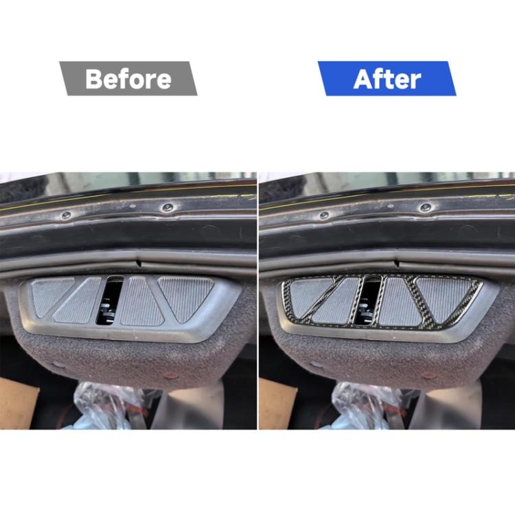 For Chevrolet Corvette C8 Trunk Buckle Decorative Sticker