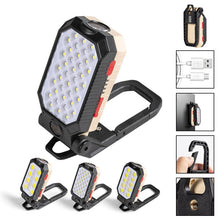 Load image into Gallery viewer, COB Work Light USB Charging Hook Emergency Flashlight Maintenance Lamp, Style:, W598A 8 Hole, W598B Small, W599A 10 Hole, W599B Large