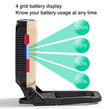 Load image into Gallery viewer, COB Work Light USB Charging Hook Emergency Flashlight Maintenance Lamp, Style:, W598A 8 Hole, W598B Small, W599A 10 Hole, W599B Large