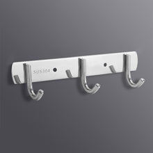 Load image into Gallery viewer, 304 Stainless Steel No Punching Door Rear Coat Hook, 3 Hooks, 4 Hooks, 5 Hooks, 6 Hooks, 7 Hooks, 8 Hooks, 201 Butterfly Hook