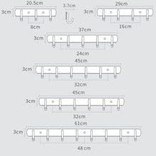 Load image into Gallery viewer, 304 Stainless Steel No Punching Door Rear Coat Hook, 3 Hooks, 4 Hooks, 5 Hooks, 6 Hooks, 7 Hooks, 8 Hooks, 201 Butterfly Hook