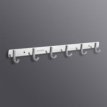 Load image into Gallery viewer, 304 Stainless Steel No Punching Door Rear Coat Hook, 3 Hooks, 4 Hooks, 5 Hooks, 6 Hooks, 7 Hooks, 8 Hooks, 201 Butterfly Hook