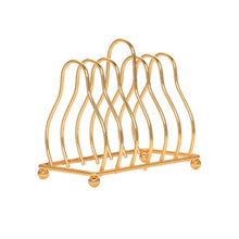 Load image into Gallery viewer, 2 PCS Home Kitchen Small Bowls Dish Storage Drain Rack, Gold, Silver