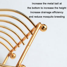 Load image into Gallery viewer, 2 PCS Home Kitchen Small Bowls Dish Storage Drain Rack, Gold, Silver
