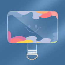 Load image into Gallery viewer, Universal Phone Lanyard Gasket Back Stick TPU Connecting Piece, Smile, Colored Smiley Face, Happy, Rainbow, Deer, Adorable Tiger