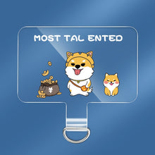 Load image into Gallery viewer, Universal Phone Lanyard Gasket Back Stick TPU Connecting Piece, Smile, Colored Smiley Face, Happy, Rainbow, Deer, Adorable Tiger