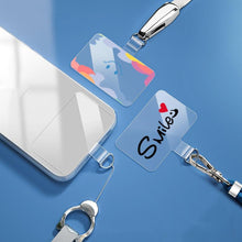 Load image into Gallery viewer, Universal Phone Lanyard Gasket Back Stick TPU Connecting Piece, Smile, Colored Smiley Face, Happy, Rainbow, Deer, Adorable Tiger