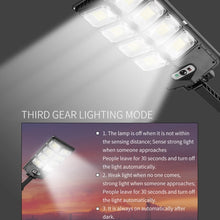 Load image into Gallery viewer, E-SMARTER LED Strong Light Dual Row Road Light Solar Garden Sensor Light, Style:, W789A-4, W789B-4