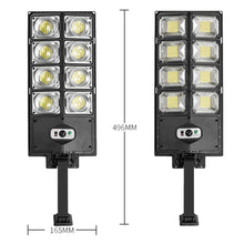 Load image into Gallery viewer, E-SMARTER LED Strong Light Dual Row Road Light Solar Garden Sensor Light, Style:, W789A-4, W789B-4