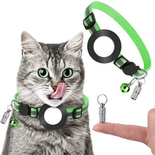 Load image into Gallery viewer, Pet Anti Lost Address Pendant Collar with Bell for AirTag 2nd Gen / AirTag 1st Gen, Green, Purple, Black, Pink, Orange, Blue