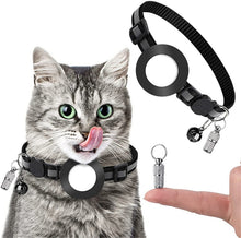 Load image into Gallery viewer, Pet Anti Lost Address Pendant Collar with Bell for AirTag 2nd Gen / AirTag 1st Gen, Green, Purple, Black, Pink, Orange, Blue