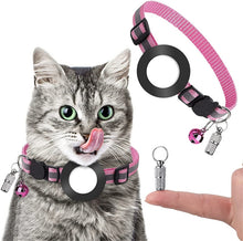 Load image into Gallery viewer, Pet Anti Lost Address Pendant Collar with Bell for AirTag 2nd Gen / AirTag 1st Gen, Green, Purple, Black, Pink, Orange, Blue