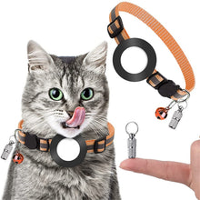 Load image into Gallery viewer, Pet Anti Lost Address Pendant Collar with Bell for AirTag 2nd Gen / AirTag 1st Gen, Green, Purple, Black, Pink, Orange, Blue