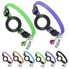 Load image into Gallery viewer, Pet Anti Lost Address Pendant Collar with Bell for AirTag 2nd Gen / AirTag 1st Gen, Green, Purple, Black, Pink, Orange, Blue