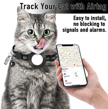 Load image into Gallery viewer, Pet Anti Lost Address Pendant Collar with Bell for AirTag 2nd Gen / AirTag 1st Gen, Green, Purple, Black, Pink, Orange, Blue