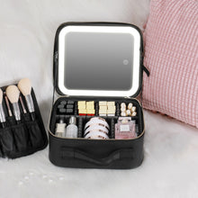 Load image into Gallery viewer, NICELAND TM1060 Large Capacity With Lamp Makeup Bag Portable, Small Pink, Small Black, Large Pink, Large Black