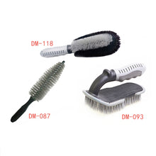 Load image into Gallery viewer, 3 PCS Car Tire Brush Carpet Foot Pad Brush, Style:, DM-08 Pointed Brush, DM-093 Large U-shaped Brush, DM-118 Double Twisted Wire Brush