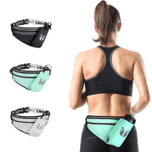 Load image into Gallery viewer, CAN FLY YIPINU Outdoor Fitness Water Bottle Mobile Phone Storage Waist Bag, Black, Green, Silver