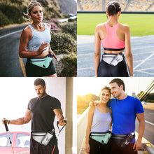 Load image into Gallery viewer, CAN FLY YIPINU Outdoor Fitness Water Bottle Mobile Phone Storage Waist Bag, Black, Green, Silver