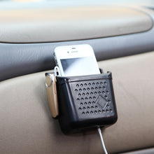 Load image into Gallery viewer, Vehicle Adhesive Mobile Phone Stand Card Cigarette Storage Box, DM-004 Black, DM-004 Beige, DM-005 Black