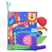 Load image into Gallery viewer, Tail Cloth Book Baby Enlightenment 3D Early Education Cloth Book