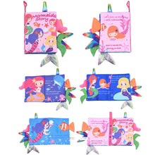 Load image into Gallery viewer, Tail Cloth Book Baby Enlightenment 3D Early Education Cloth Book
