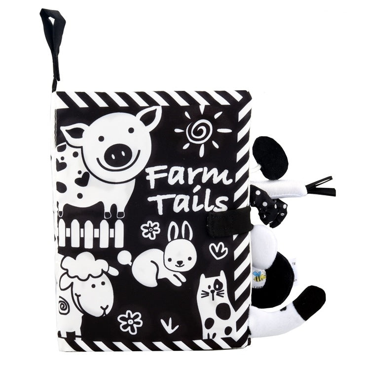 Tail Cloth Book Baby Enlightenment 3D Early Education Cloth Book