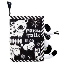 Load image into Gallery viewer, Tail Cloth Book Baby Enlightenment 3D Early Education Cloth Book