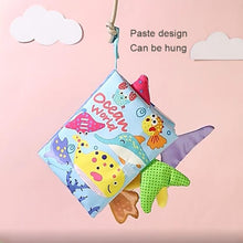 Load image into Gallery viewer, Tail Cloth Book Baby Enlightenment 3D Early Education Cloth Book