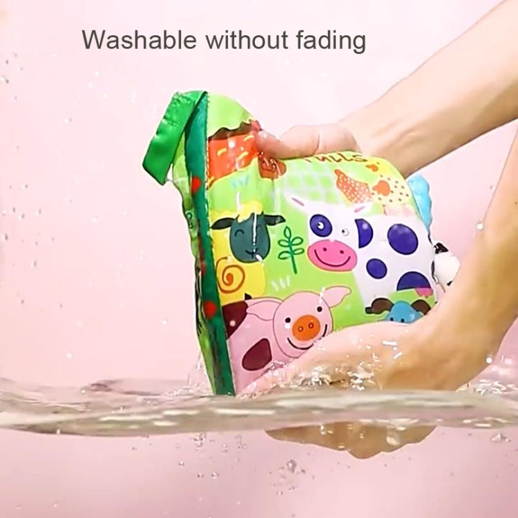 Tail Cloth Book Baby Enlightenment 3D Early Education Cloth Book