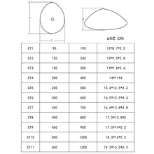 Load image into Gallery viewer, Postoperative Rehabilitation Drop-Shaped Silicone Fake Breast, CT1 90g, CT2 120g, CT3 150g, CT4 200g, CT5 250g, CT6 300g, CT7 350g, CT8 400g, CT9 450g, CT10 500g, CT11 600g, CT12 700g, CT13 800g, CT14 900g