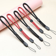 Load image into Gallery viewer, 10 PCS Adjustable Mobile Phone Lanyard Short Type Lanyard Wrist Anti-lost Lanyard, Jacquard Green, Jacquard Blue, Jacquard Red, Black