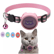 Load image into Gallery viewer, Pet Reflective Collar with Bell for AirTag 2nd Gen / AirTag 1st Gen, Red, Purple, Black, Pink