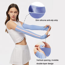 Load image into Gallery viewer, 1 Pair Sunscreen Ice Silk Sleeves Outdoor Cycling Driving UV Protection Sleeves