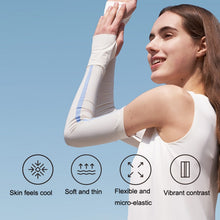 Load image into Gallery viewer, 1 Pair Sunscreen Ice Silk Sleeves Outdoor Cycling Driving UV Protection Sleeves