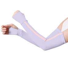 Load image into Gallery viewer, 1 Pair Sunscreen Ice Silk Sleeves Outdoor Cycling Driving UV Protection Sleeves