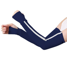 Load image into Gallery viewer, 1 Pair Sunscreen Ice Silk Sleeves Outdoor Cycling Driving UV Protection Sleeves