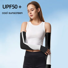 Load image into Gallery viewer, 1 Pair Summer Sun Protection Extended Ice Sleeves UV Protection Arm Sleeves
