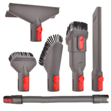 Load image into Gallery viewer, Vacuum Cleaner Accessories for Dyson V7 V8 V10 V11 V12 V15, 5 In 1, Soft Brush, Two -in -one Brush, 2 PCS Stain Brush, Mattress+Crevice+Stain Brush, 4 In 1 Set, Hose Set, 2 PCS Adapter, Bracket