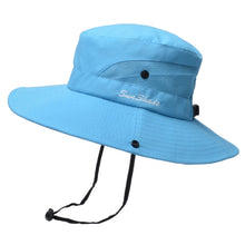 Load image into Gallery viewer, 9002 Summer Women Outdoor Sun Hats Fisherman Hat With Ponytail Hole