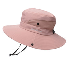 Load image into Gallery viewer, 9002 Summer Women Outdoor Sun Hats Fisherman Hat With Ponytail Hole