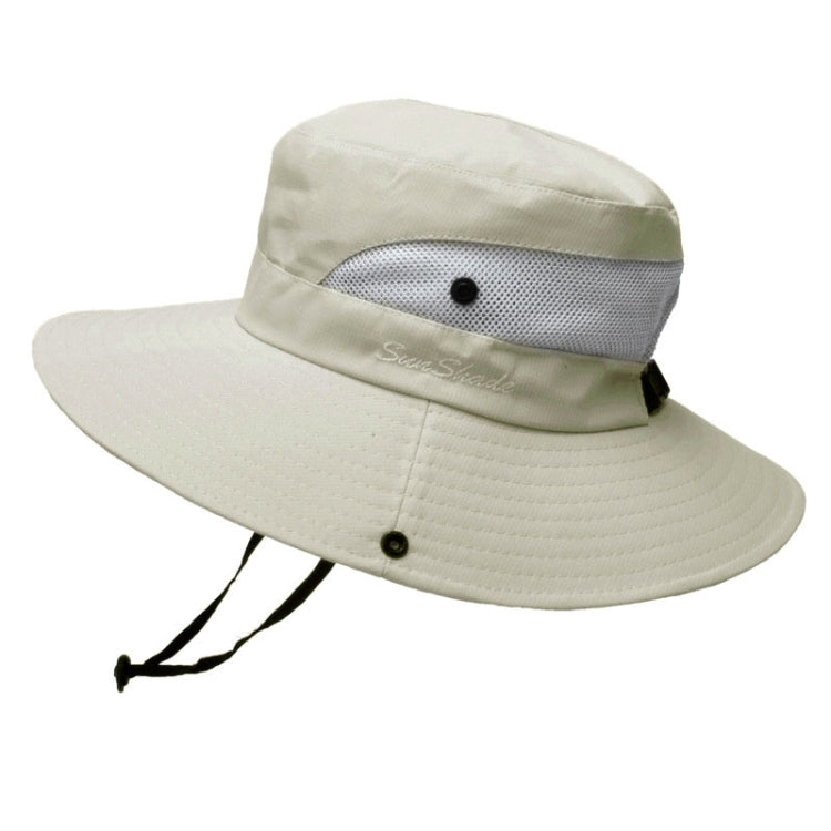 9002 Summer Women Outdoor Sun Hats Fisherman Hat With Ponytail Hole