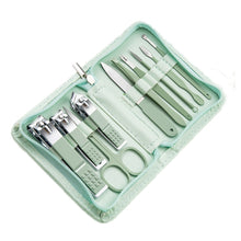 Load image into Gallery viewer, Stainless Steel Nail Clipper Nail Art Tool Set, Color:, 22 PCS/Set (Green), 16 PCS/Set (Green), 12 PCS/Set (Green), 10 PCS/Set (Green), 7 PCS/Set (Green), 26 PCS/Set (Blue), 18 PCS/Set (Blue), 9 PCS/Set (Blue)