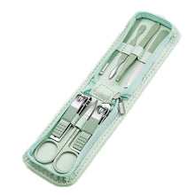 Load image into Gallery viewer, Stainless Steel Nail Clipper Nail Art Tool Set, Color:, 22 PCS/Set (Green), 16 PCS/Set (Green), 12 PCS/Set (Green), 10 PCS/Set (Green), 7 PCS/Set (Green), 26 PCS/Set (Blue), 18 PCS/Set (Blue), 9 PCS/Set (Blue)