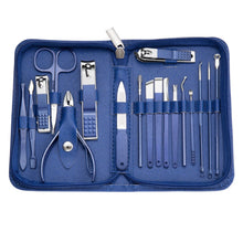 Load image into Gallery viewer, Stainless Steel Nail Clipper Nail Art Tool Set, Color:, 22 PCS/Set (Green), 16 PCS/Set (Green), 12 PCS/Set (Green), 10 PCS/Set (Green), 7 PCS/Set (Green), 26 PCS/Set (Blue), 18 PCS/Set (Blue), 9 PCS/Set (Blue)